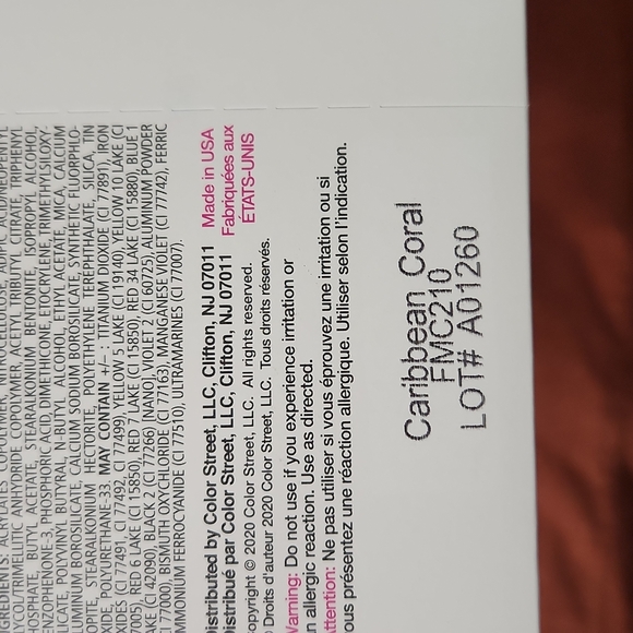 Color Street lot of 3 brand new pink strips - Picture 4 of 4